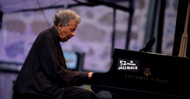 Abdullah Ibrahim performs at the Jazzaldia Festival, San Sebastian, Spain, July 25, 2017. (Reuters Photo)