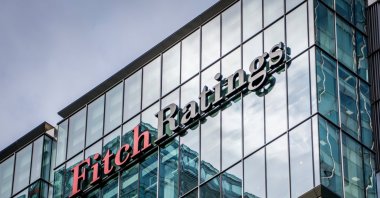 The logo of Fitch Ratings is seen on a building in London, U.K., October 2018. (Shutterstock Photo)