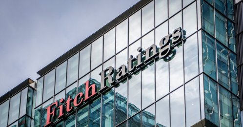 The logo of Fitch Ratings is seen on a building in London, U.K., October 2018. (Shutterstock Photo)