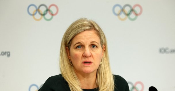 International Olympic Committee President Kirsty Coventry during the IOC Extraordinary Session at SwissTech Convention Center, Ecublens, Switzerland, June 24, 2026. (Reuters Photo)