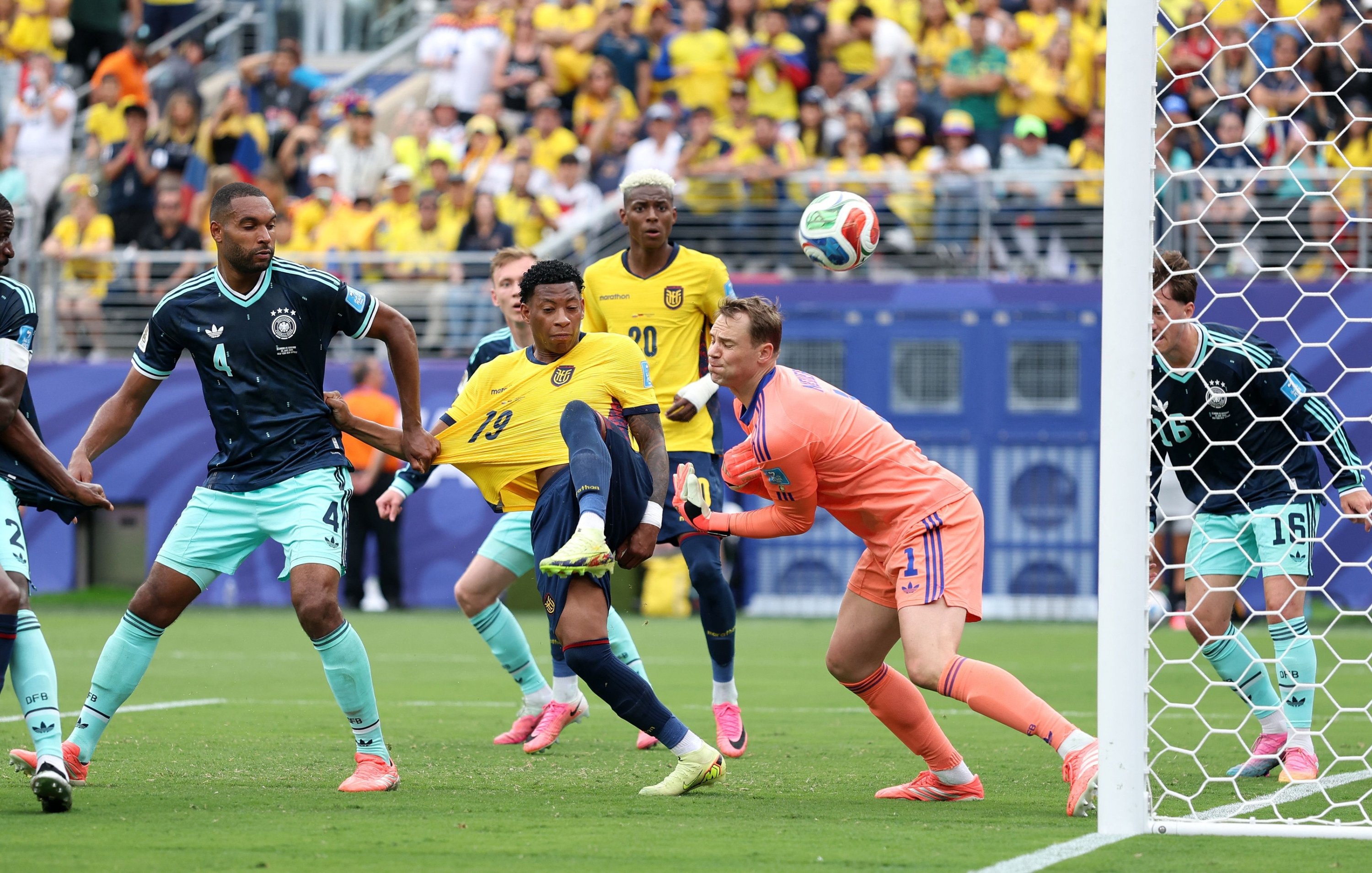 Ecuador shock Germany to reach World Cup last 32 as Curaçao ousted