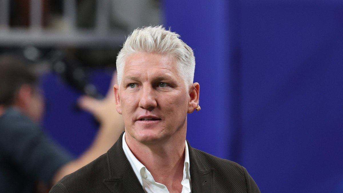 Bastian Schweinsteiger comments before the 2026 FIFA World Cup Group E match between Germany and Curaçao at Houston Stadium, Houston, U.S., June 14, 2026. (AFP Photo)