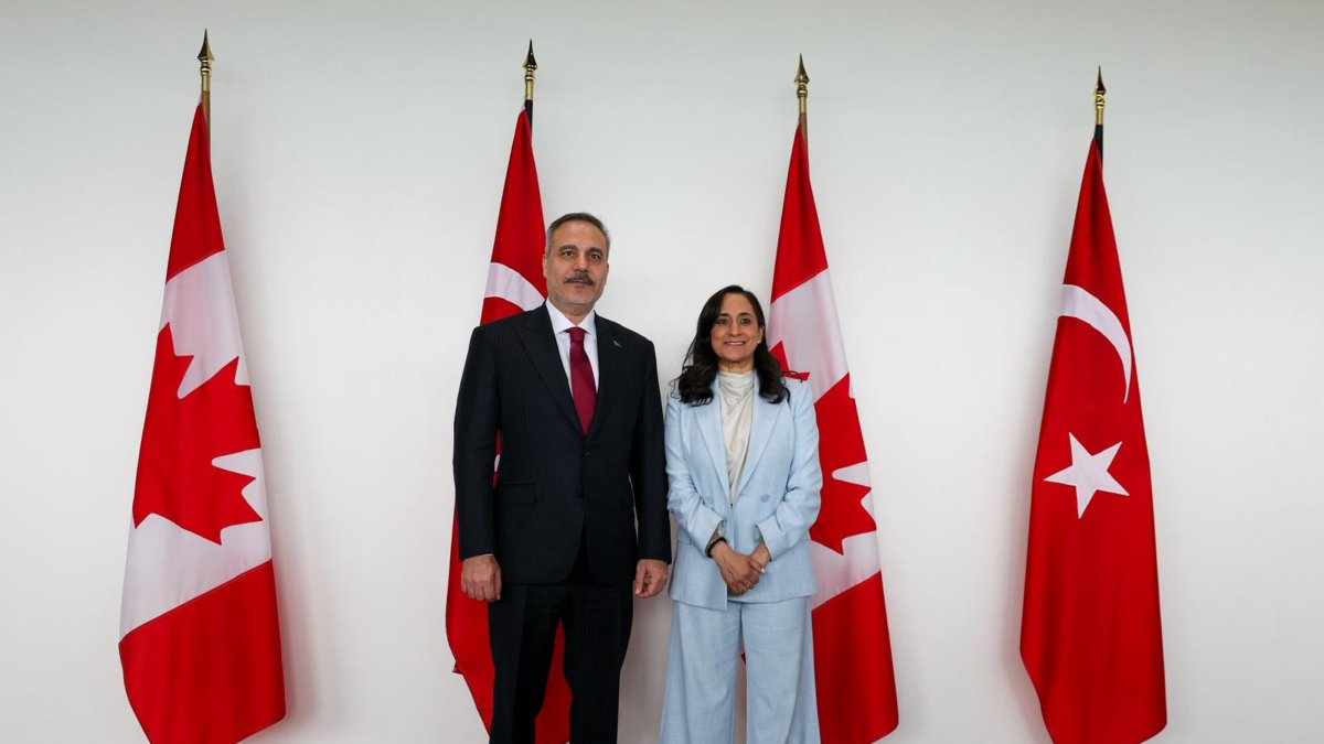 Foreign Minister Hakan Fidan and Canadian Foreign Minister Anita Anand meet in Ottawa, June 26, 2026. (AA Photo)