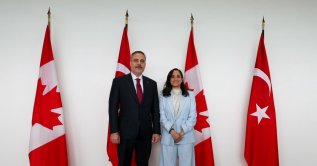 Foreign Minister Hakan Fidan and Canadian Foreign Minister Anita Anand meet in Ottawa, June 26, 2026. (AA Photo)