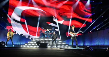 Scorpions perform as part of their Coming Home – 60 Years of Scorpions Tour at Beşiktaş Tüpraş Stadium, Istanbul, June 25, 2026. (AA Photo)