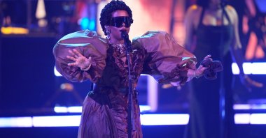 Lauryn Hill performs during the BET Awards at the Peacock Theater, Los Angeles, U.S., June 28, 2026. (AP Photo)