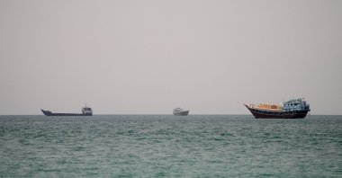 Vessels at the Strait of Hormuz, as seen from Musandam, Oman, June 29, 2026. (Reuters Photo)