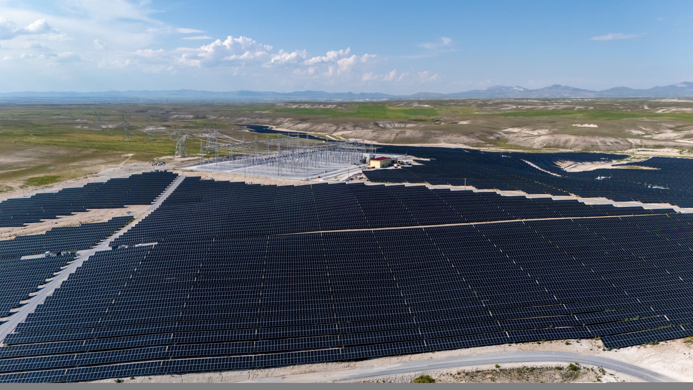 Solar panels are seen, Eskişehir, Türkiye, June 3, 2026. (AA Photo)