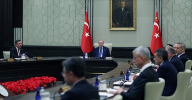 President Recep Tayyip Erdoğan chairs a Cabinet meeting in Ankara, June 30, 2026. (AA Photo)