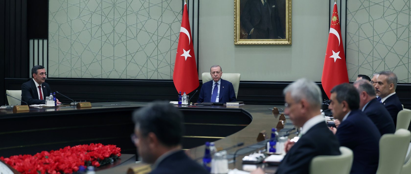 President Recep Tayyip Erdoğan chairs a Cabinet meeting in Ankara, June 30, 2026. (AA Photo)
