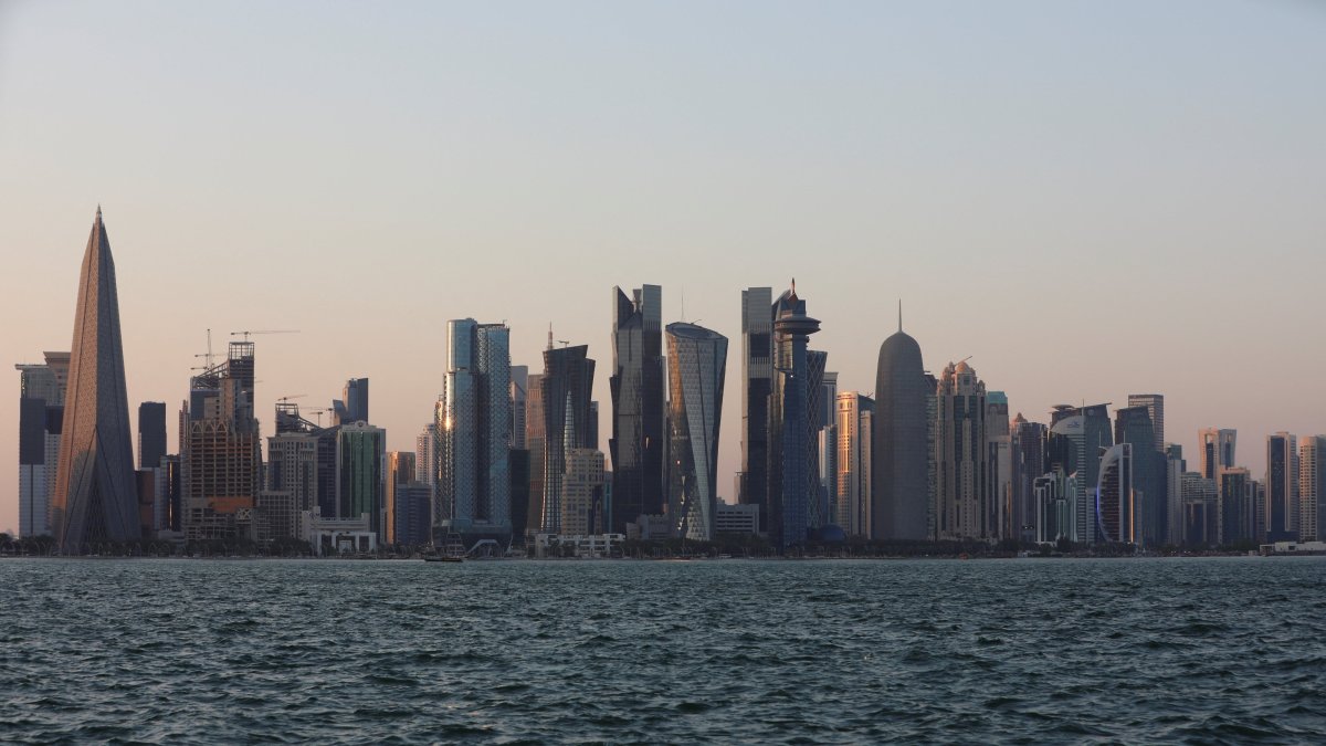 A general view of the Doha skyline, Qatar, June 29, 2026. (Reuters Photo)