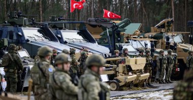 Turkish soldiers join NATO's largest multinational exercise of the year, Lower Saxony, Bergen, Germany, Feb. 19, 2026. (Getty Images Photo)
