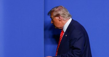 U.S. President Donald Trump leaves a press conference at a NATO summit in The Hague, Netherlands June 25, 2025. (Reuters Photo)