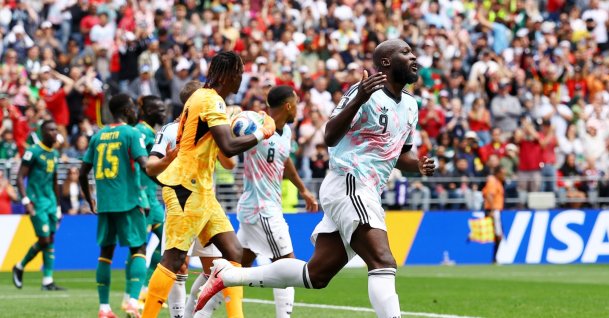 Belgium's Romelu Lukaku celebrates scoring during the 2026 FIFA World Cup Round of 32 against Senegal at Seattle Stadium, Seattle, U.S., July 1, 2026. (Reuters Photo)