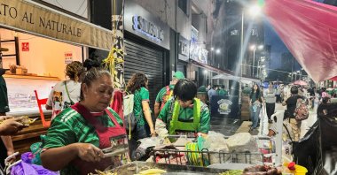 People prepare and serve tacos at a street-side taqueria on the day of the opening match of the 2026 FIFA World Cup, Mexico City, Mexico, June 11, 2026. (Reuters Photo)