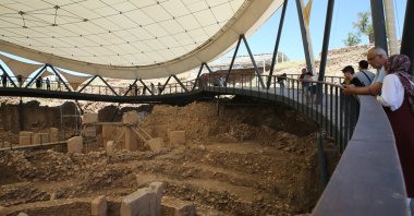 A general view of an excavation site is seen in Göbeklitepe in the southeastern province of Şanlıurfa, southeastern Türkiye, June 30, 2026. (AA Photo)