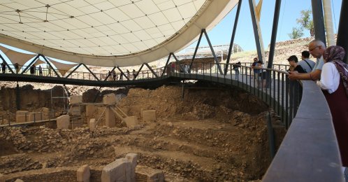 A general view of an excavation site is seen in Göbeklitepe in the southeastern province of Şanlıurfa, southeastern Türkiye, June 30, 2026. (AA Photo)