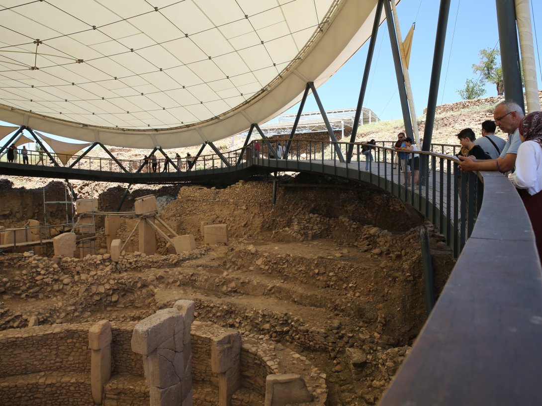A general view of an excavation site is seen in Göbeklitepe in the southeastern province of Şanlıurfa, southeastern Türkiye, June 30, 2026. (AA Photo)