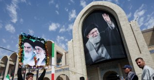 People attend a public farewell ceremony to pay their respects to the late Supreme Leader Ayatollah Ali Khamenei, who was killed on February 28 in Israeli and U.S. airstrikes, at the Imam Khomeini Grand Mosalla, Tehran, Iran, July 4, 2026. (Reuters Photo)
