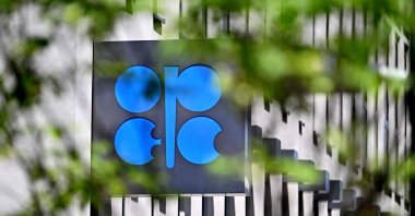 The logo of the Organization of Petroleum Exporting Countries (OPEC) is seen at its headquarters, Vienna, Austria, June 3, 2023. (AFP Photo)