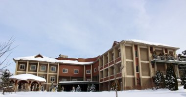 The compound of FETÖ leader Fetullah Gülen, one of the most wanted men in Türkiye, Pennsylvania, U.S., Jan. 25, 2016. (AP Photo)