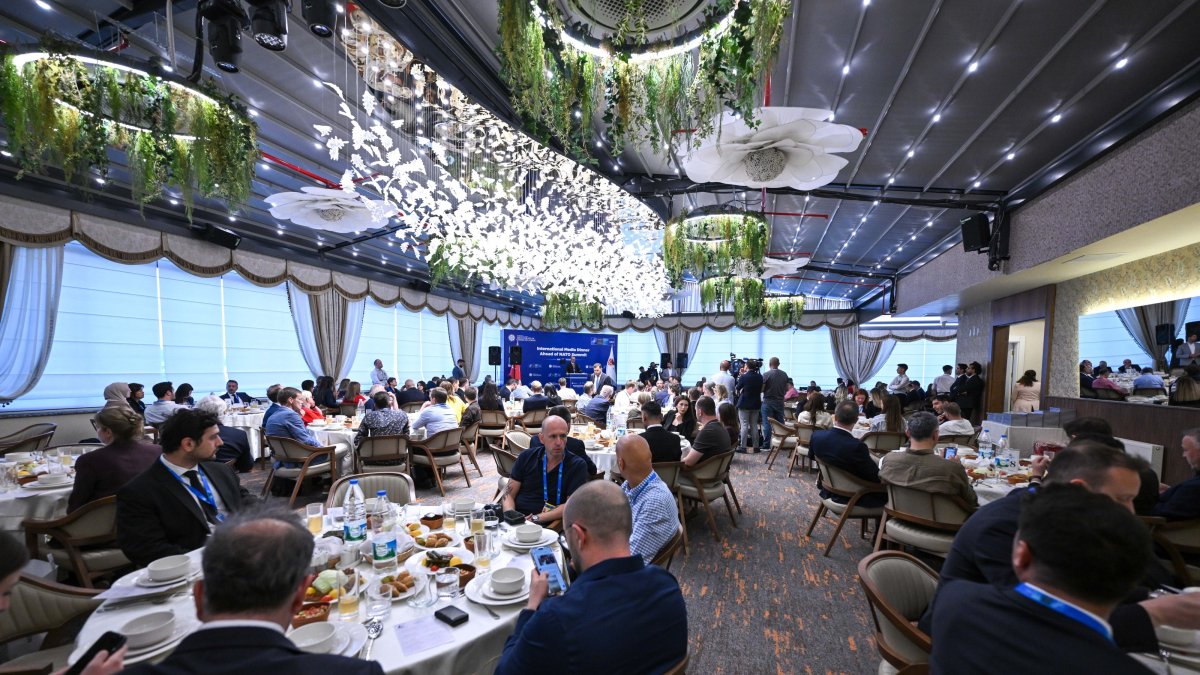 A view of the dinner hosted by the Communications Directorate, Ankara, Türkiye, July 5, 2026. (AA Photo)