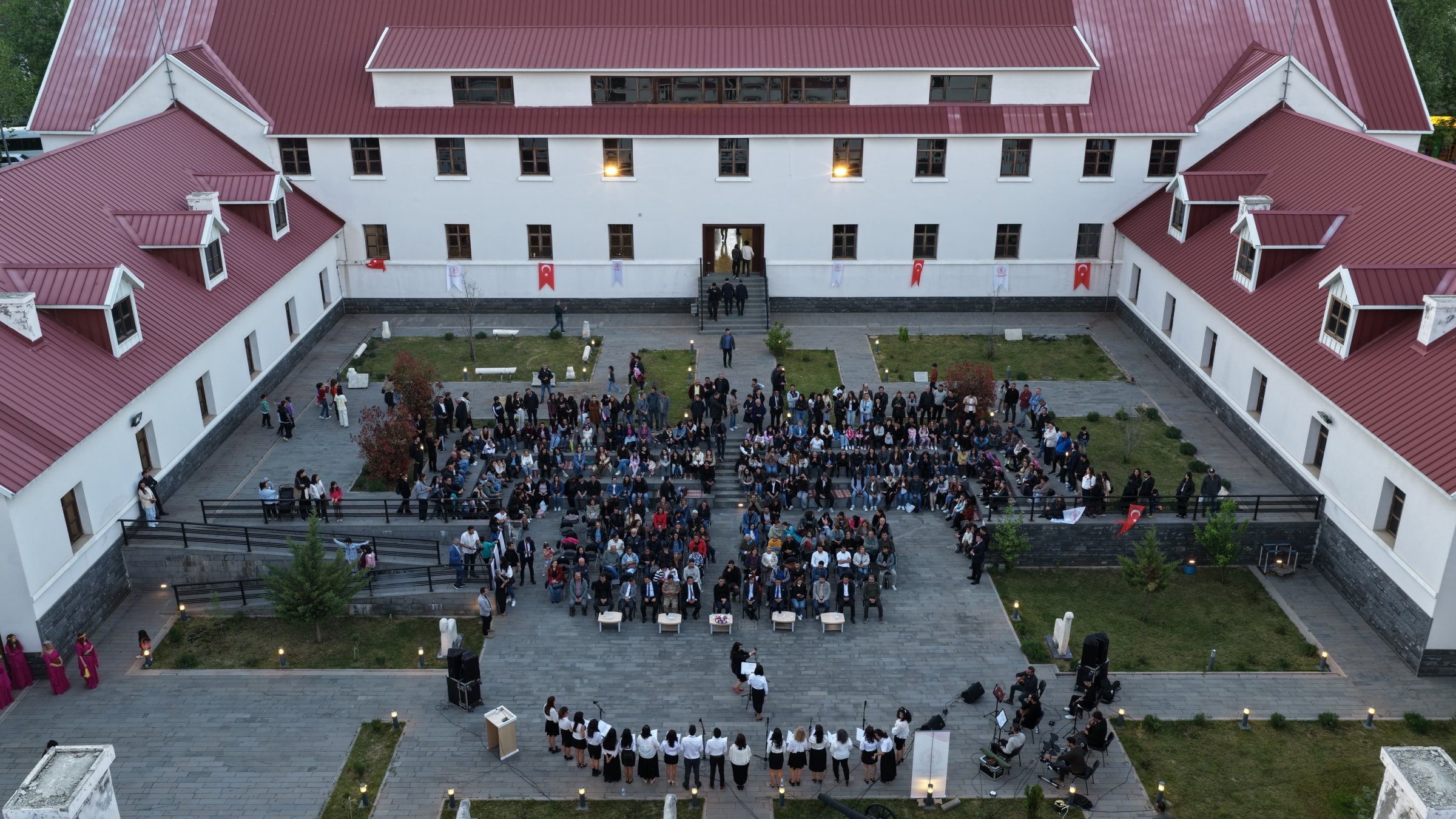 An aerial view of Tunceli Museum, Tunceli, Türkiye, July 6, 2026. (AA Photo)