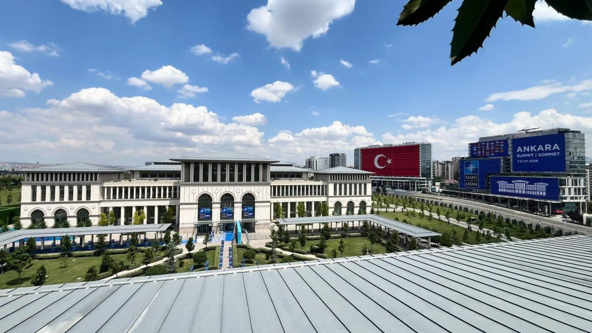 Preparations for the NATO Leaders' Summit at the Presidential Complex are completed, Ankara, Türkiye, July 6, 2026. (DHA)