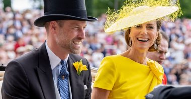Catherine, Princess of Wales, and Prince William on Day Two of Royal Ascot 2026 at Ascot Racecourse, Ascot, U.K., June 17, 2026. (Getty Images Photo)