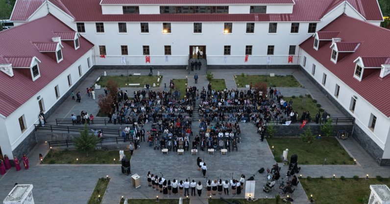 An aerial view of Tunceli Museum, Tunceli, Türkiye, July 6, 2026. (AA Photo)