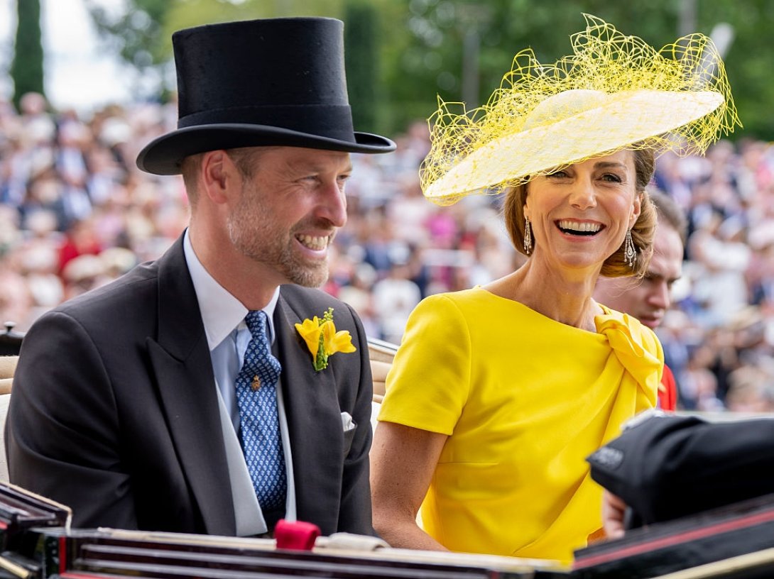Catherine, Princess of Wales, and Prince William on Day Two of Royal Ascot 2026 at Ascot Racecourse, Ascot, U.K., June 17, 2026. (Getty Images Photo)