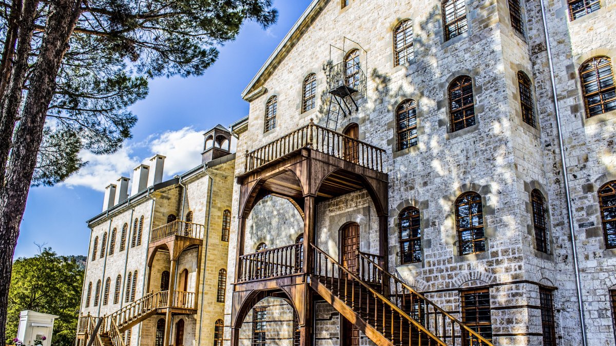 A general view of the Seven Good Men Literature Museum, Kahramanmaraş, southern Türkiye. (Photo courtesy of Seven Good Men Literature Museum)
