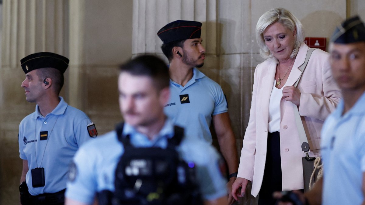 French far-right leader Marine Le Pen, member of parliament for the Rassemblement National (National Rally - RN) party, leaves after the verdict in her appeal trial at the Paris courthouse on the Ile de la Cite, in Paris, France, July 7, 2026. (Reuters Photo)