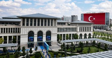 Preparations for the NATO Leaders' Summit at the Presidential Complex are completed, Ankara, Türkiye, July 6, 2026. (EPA)
