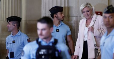 French far-right leader Marine Le Pen, member of parliament for the Rassemblement National (National Rally - RN) party, leaves after the verdict in her appeal trial at the Paris courthouse on the Ile de la Cite, in Paris, France, July 7, 2026. (Reuters Photo)