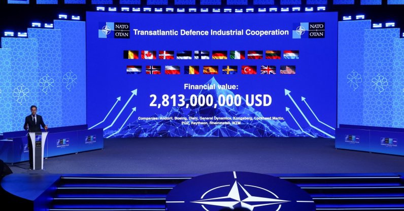 NATO Secretary-General Mark Rutte speaks at the NATO Summit Defense Industry Forum, on the sidelines of the NATO leaders&amp;amp;#039; summit, Ankara, Türkiye, July 7, 2026. (Reuters Photo)