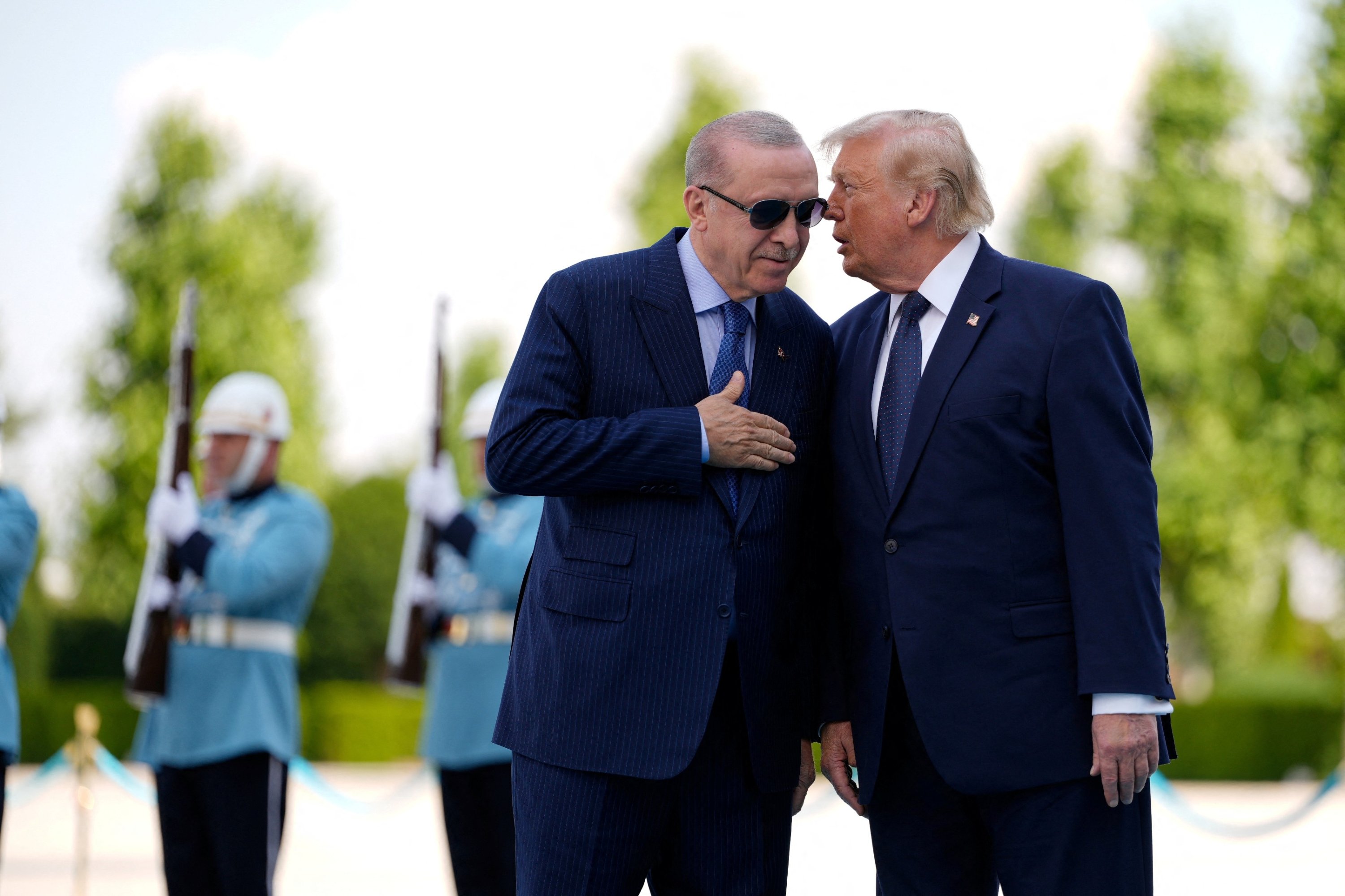 Who is Trump talking to?