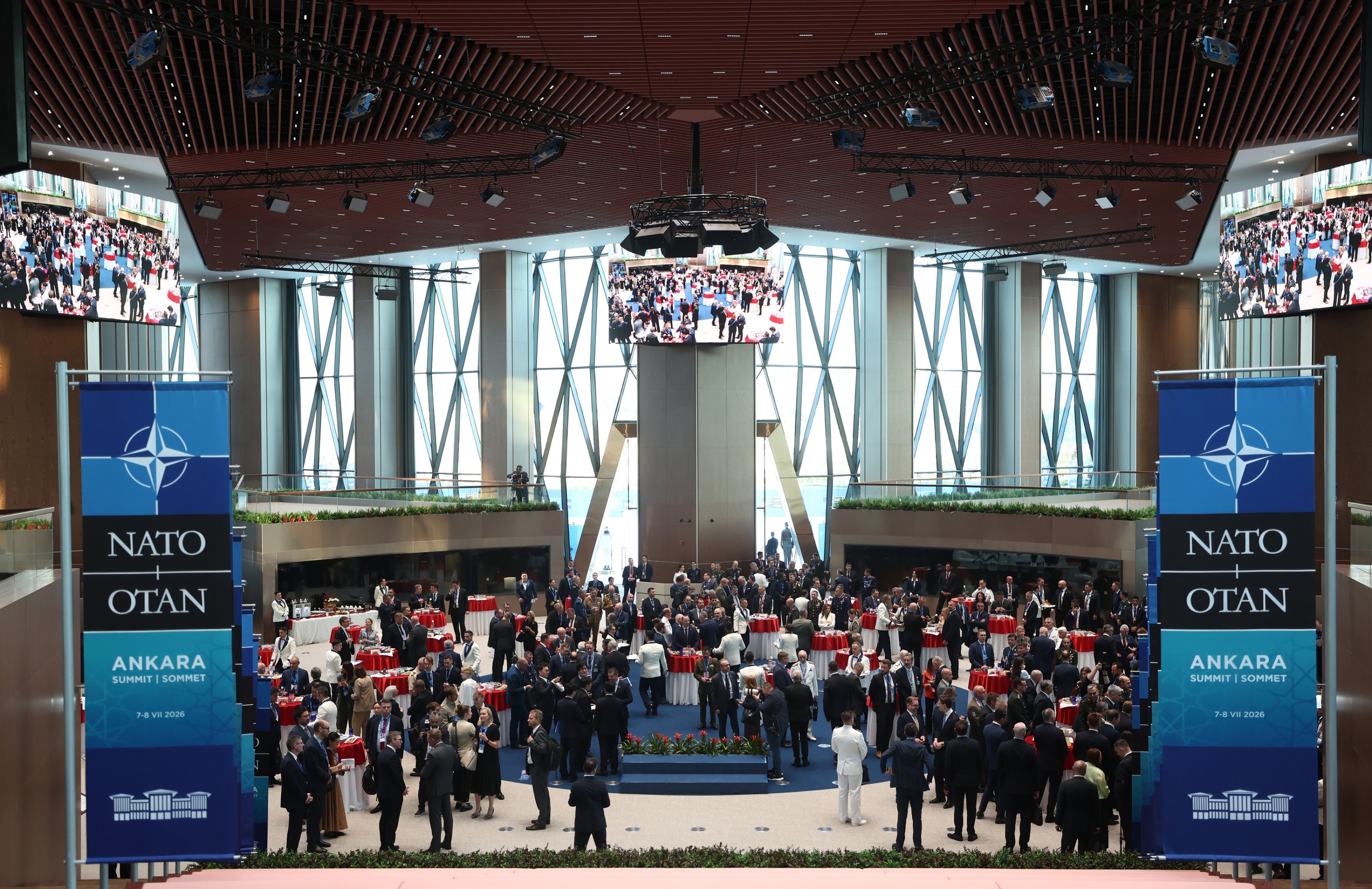 Turkish military partially debuts new HQ during NATO summit