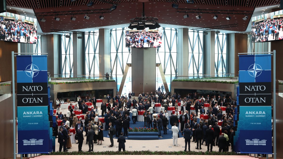 Guests attend the partial launch of the brand-new Turkish military headquarters in Ankara, Türkiye, July 8, 2025. (AA Photo)
