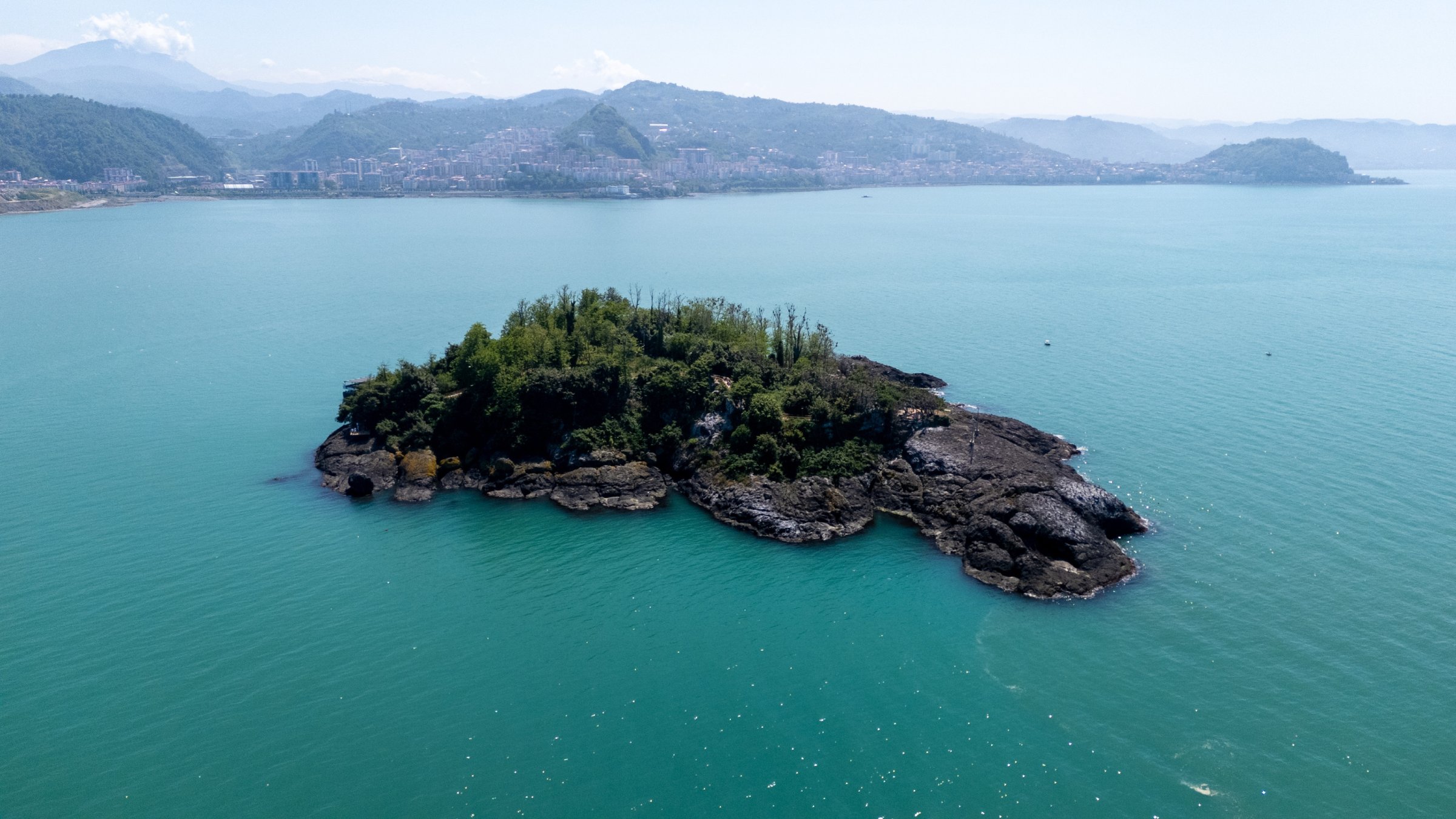 A view of Giresun Island, Giresun, northern Türkiye, June 27, 2026. (AA Photo)