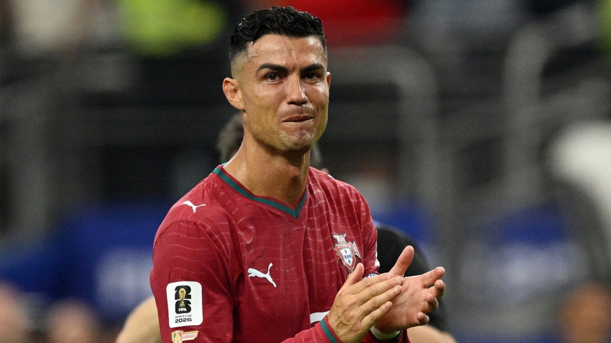 Cristiano Ronaldo looks dejected as Portugal are eliminated from the 2026 FIFA World Cup Round of 16 against Spain at Dallas Stadium, Arlington, U.S., July 6, 2026. (Reuters Photo)