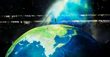U.S. rapper and producer Kanye West performs on stage during a concert at the Ataturk Olympic Stadium, Istanbul, Türkiye, May 30, 2026. (AA Photo)