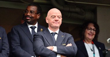 FIFA President Gianni Infantino during the FIFA World Cup 2026 Round of 16 match between Canada and Morocco, Houston, July 4, 2026. (EPA Photo)