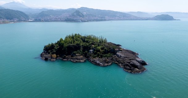 A view of Giresun Island, Giresun, northern Türkiye, June 27, 2026. (AA Photo)