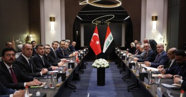 Delegations led by Energy and Natural Resources Minister Alparslan Bayraktar and Iraqi Oil Minister ​Basim ⁠Mohammed Khudair meet, Baghdad, Iraq, July 9, 2026. (AA Photo)