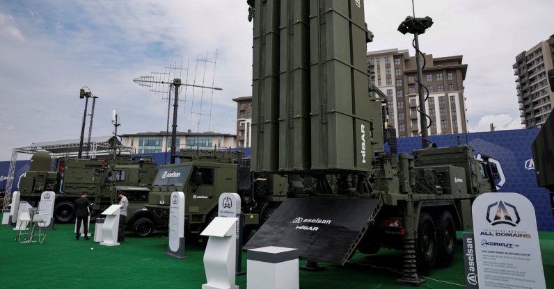 Systems developed by Aselsan are displayed at the SAHA 2026 International Defense and Aerospace Exhibition, Istanbul, Türkiye, May 5, 2026. (Reuters Photo)