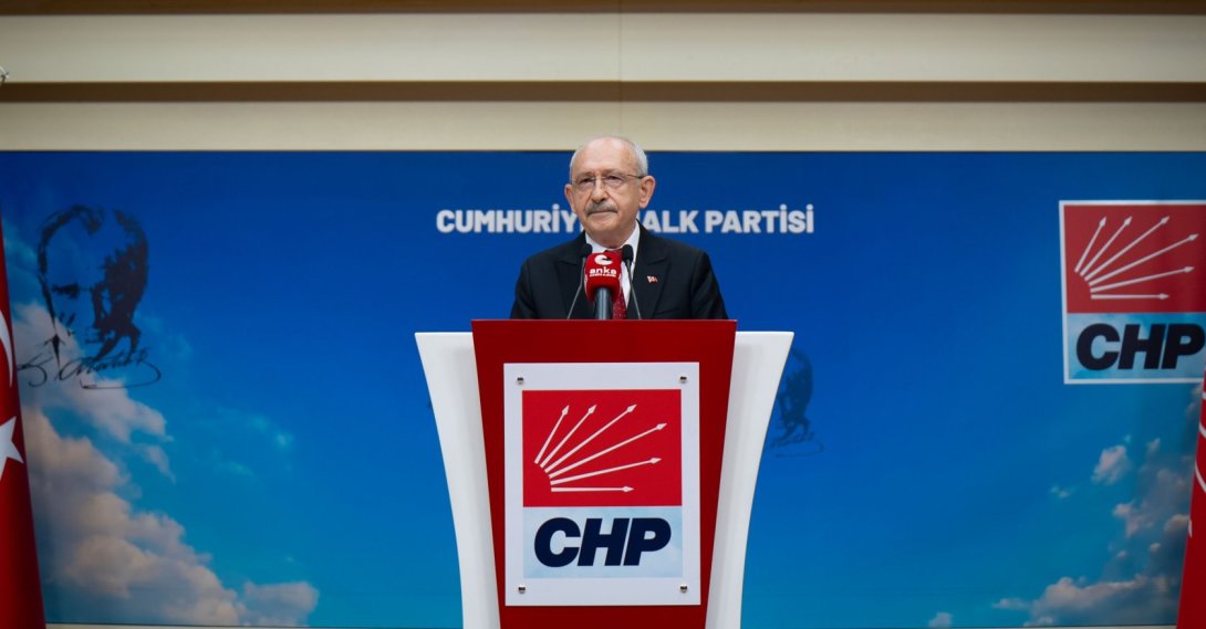 Republican People's Party (CHP) leader Kemal Kılıçdaroğlu speaks during a news conference at the party headquarters, Ankara, Türkiye, July 2, 2026. (AA Photo)