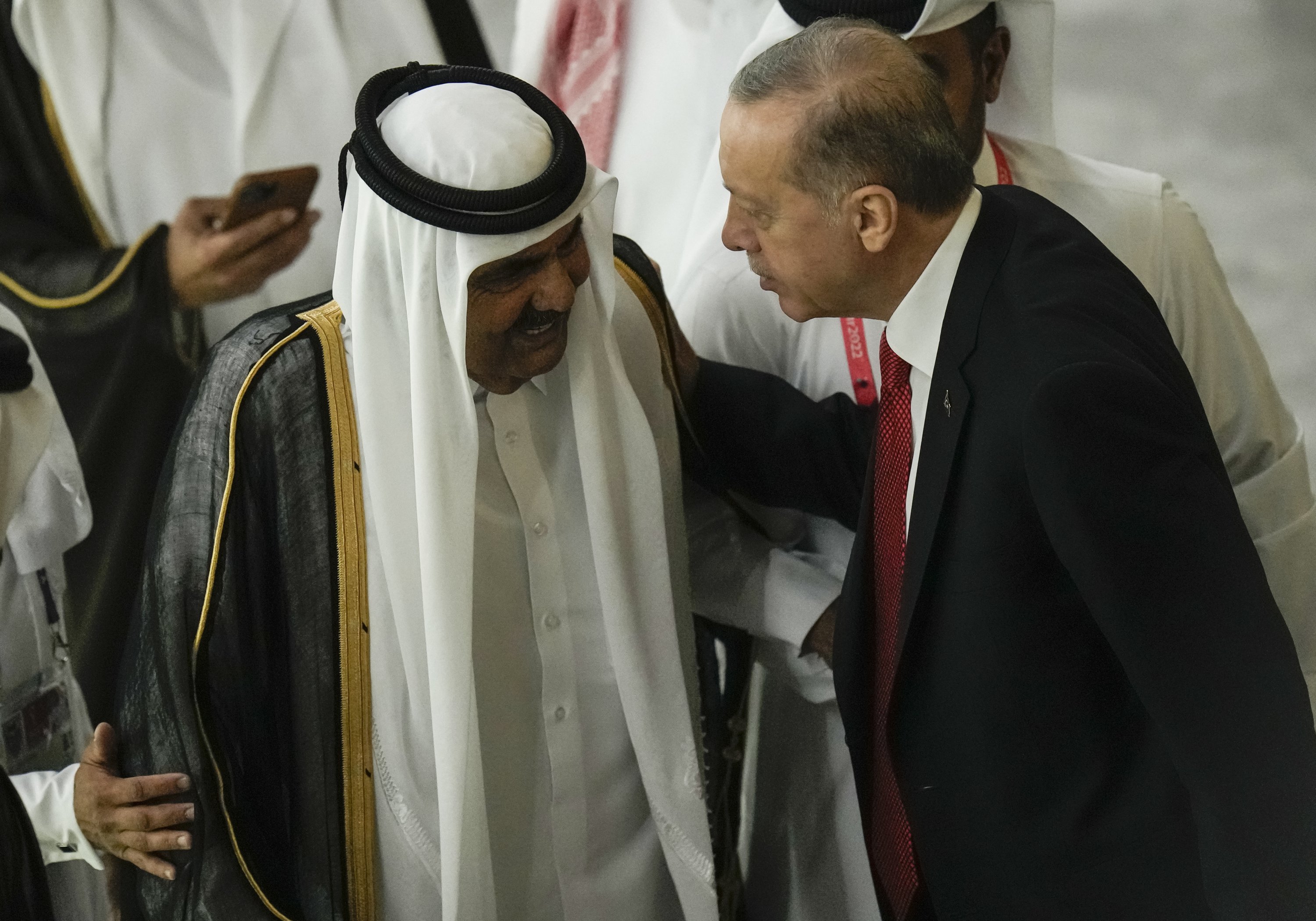 Erdoğan offers condolences after death of Qatar’s former emir