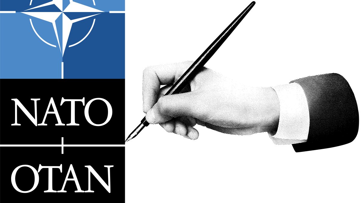 "Whether NATO's latest institutional reinvention will succeed will take years to judge. For now, Erdoğan's brief answer remains the most sensible directive for us all: Keep watching." (Illustrations by Getty Images, Shutterstock - edited by Daily Sabah designer Nizam Arslan)