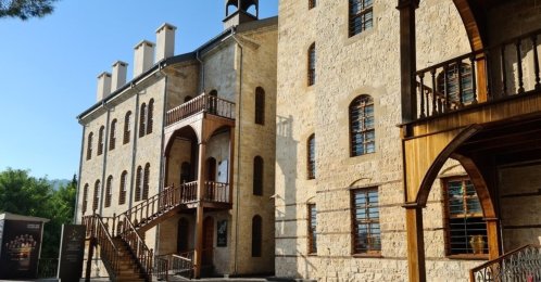 A view of the Seven Beautiful Men Literature Museum, dedicated to the stories of iconic figures of modern Turkish poetry, Kahramanmaraş, Türkiye, Aug. 29, 2021. (Shutterstock Photo)